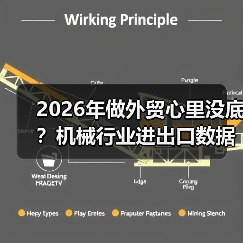 2026年做外贸心里没底？机械行业进出口数据里藏着答案