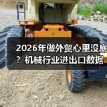 2026年做外贸心里没底？机械行业进出口数据里藏着答案（图2）