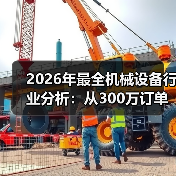 2026年最全机械设备行业分析：从300万订单黄了说起