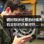 钢材除锈处理的时候用石英砂好还是河砂...