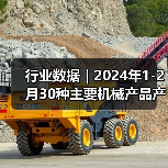 行业数据｜2024年1-2月30种主要机械产品产量17增13降