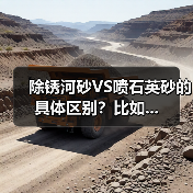 除锈河砂VS喷石英砂的具体区别？比如...