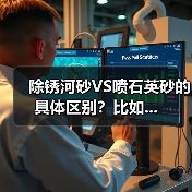 除锈河砂VS喷石英砂的具体区别?比如...(图4) 除锈河砂VS喷石英砂的具体区别?比如...(图4)