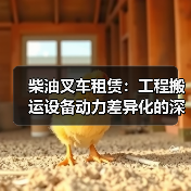 柴油叉车租赁：工程搬运设备动力差异化的深度解析（图3）