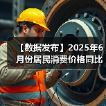 【数据发布】2025年6月份居民消费价格同比上涨0.1%