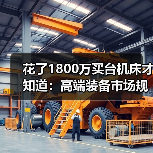 花了1800万买台机床才知道：高端装备市场规模的水有多深