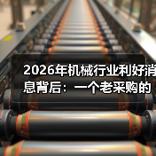 2026年机械行业利好消息背后：一个老采购的3次踩坑实录（图2）