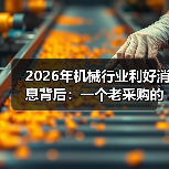 2026年机械行业利好消息背后：一个老采购的3次踩坑实录（图4）