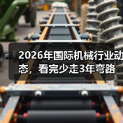 2026年国际机械行业动态，看完少走3年弯路（图2）