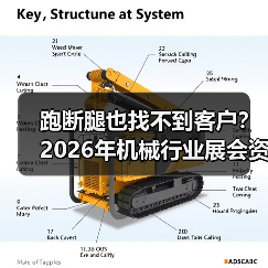跑断腿也找不到客户？2026年机械行业展会资讯，别再瞎逛了（图2）