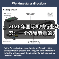 2026年国际机械行业动态：一个外贸老兵的3个踩坑实录（图3）