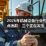 2026年机械设备行业热点追踪：三个正在发生的真实变化（图2）