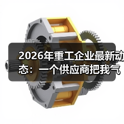 2026年重工企业最新动态：一个供应商把我气到失眠（图2）