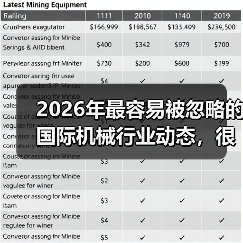 2026年最容易被忽略的国际机械行业动态，很多工厂还在踩坑（图2）