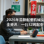 2026年最新起重机械安全资讯：一台32吨起重机差点砸中我同事（图4）