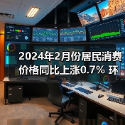 2024年2月份居民消费价格同比上涨0.7% 环比上涨1.0%（图3）