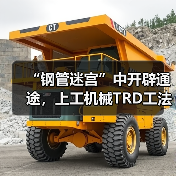 “钢管迷宫”中开辟通途，上工机械TRD工法机破解施工困局！（图1）