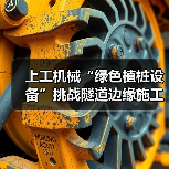 上工机械“绿色植桩设备”挑战隧道边缘施工，展现破局式“绿色”解决方案（图1）