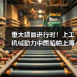 重大项目进行时！上工机械助力中国船舶上海科研基地建设！（图1）