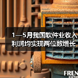 1—5月我国软件业收入利润均实现两位数增长（图4）